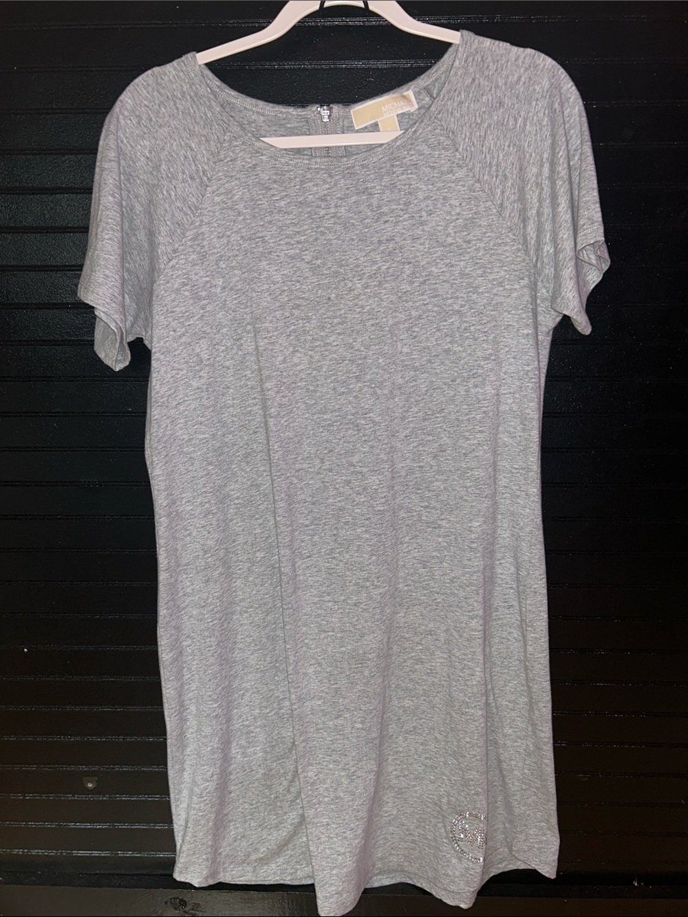 Michael Kors | NWOT Heather Gray Short-Sleeve Dress